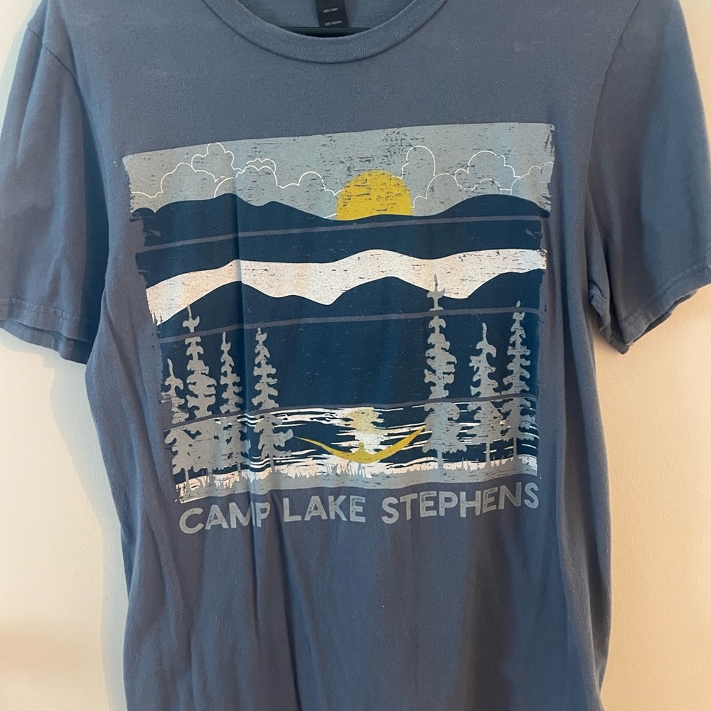 Anvil Blue and Yellow Short Sleeve Tees Outdoor Collection